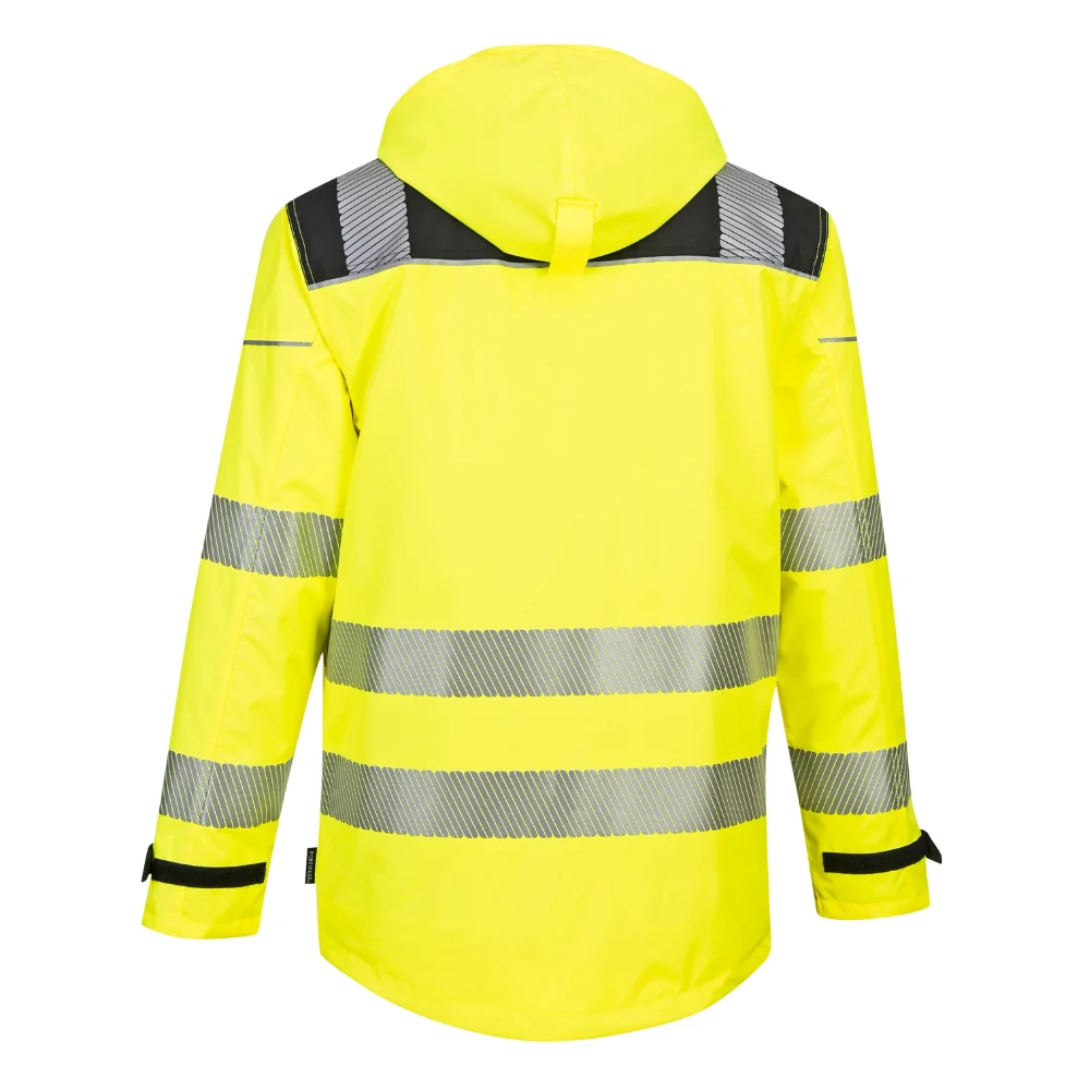 Portwest PW365 - PW3 Hi-Vis 3-in-1 Jacket (Yellow/Black) - Image 6