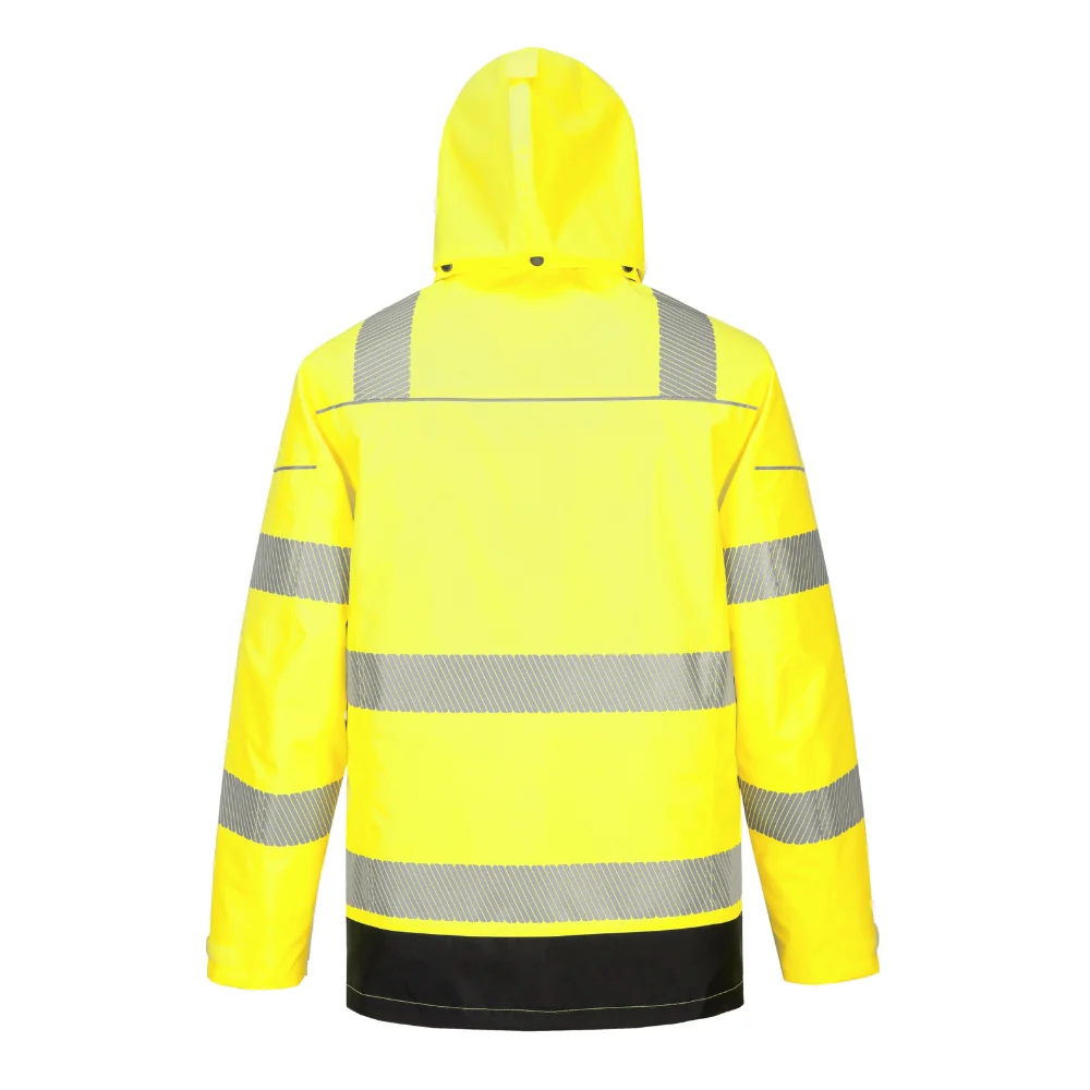 Portwest PW367 - PW3 Hi-Vis 5-in-1 Jacket (Yellow/Black) - Image 5