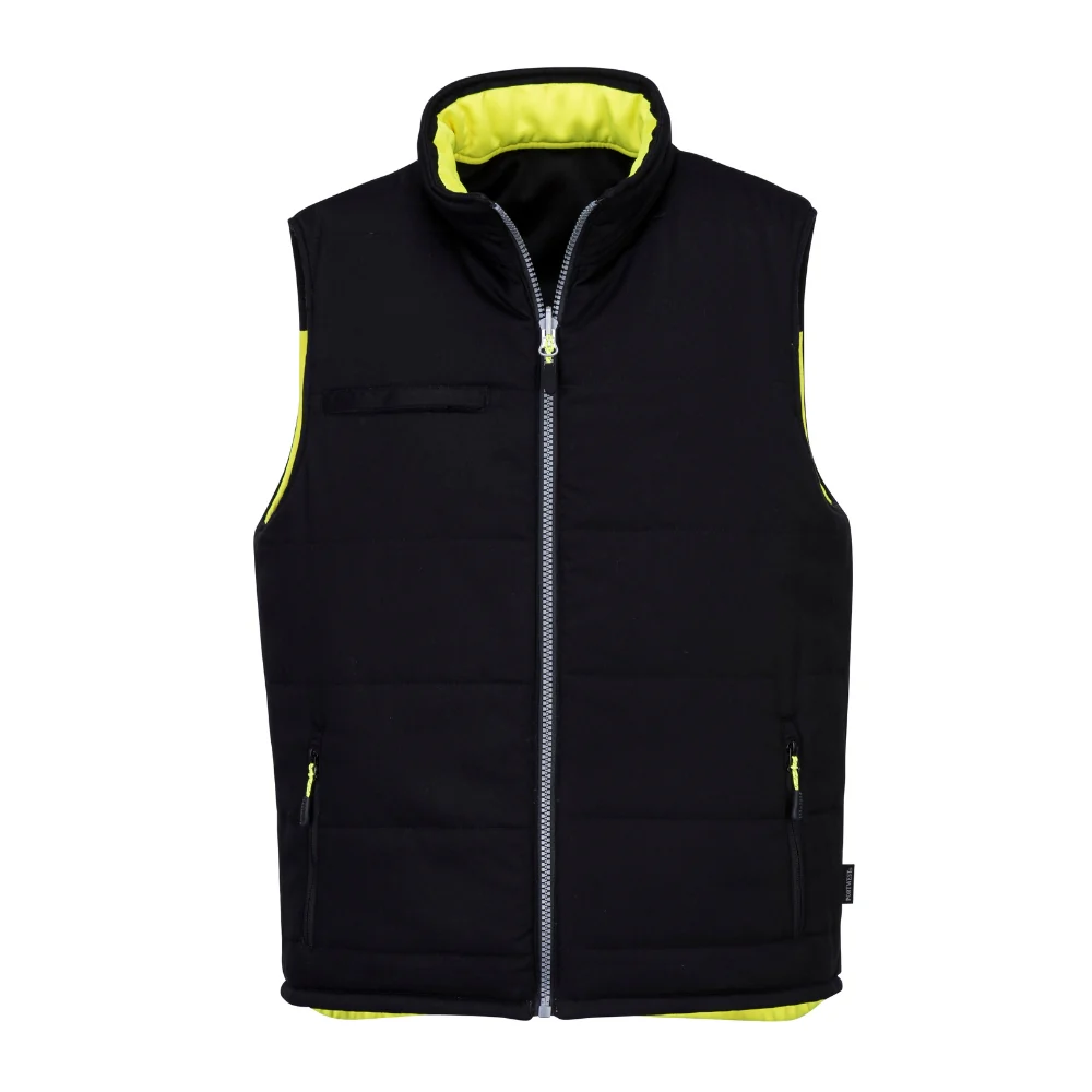Portwest PW374 - PW3 Hi-Vis Reversible Vest (Yellow/Black) - Image 3