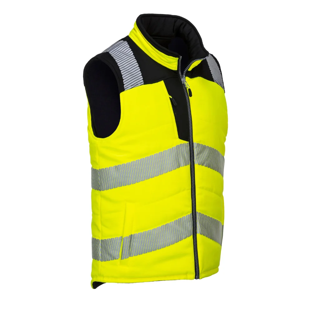 Portwest PW374 - PW3 Hi-Vis Reversible Vest (Yellow/Black) - Image 4