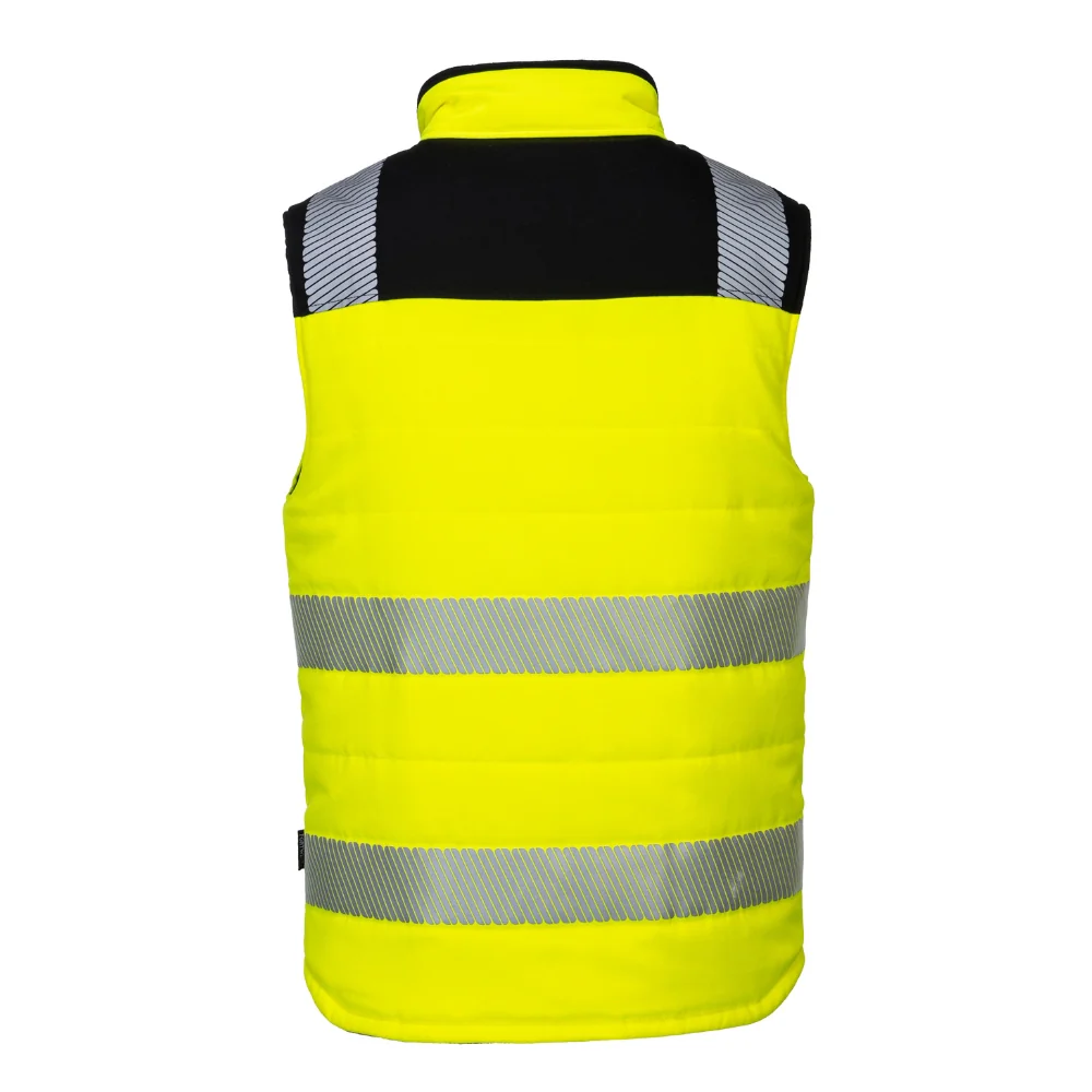Portwest PW374 - PW3 Hi-Vis Reversible Vest (Yellow/Black) - Image 5