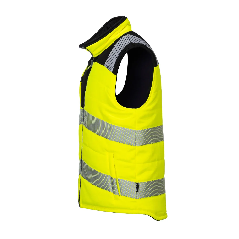 Portwest PW374 - PW3 Hi-Vis Reversible Vest (Yellow/Black) - Image 7