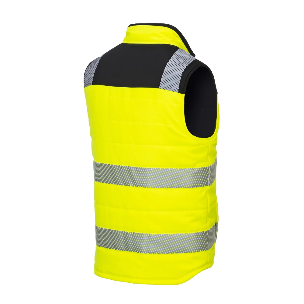 Portwest PW374 - PW3 Hi-Vis Reversible Vest (Yellow/Black) - Image 9
