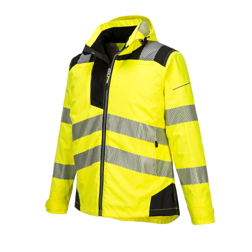 Portwest PW382 - PW3 Hi-Vis Women's Winter Jacket (Yellow/Black) - Image 3