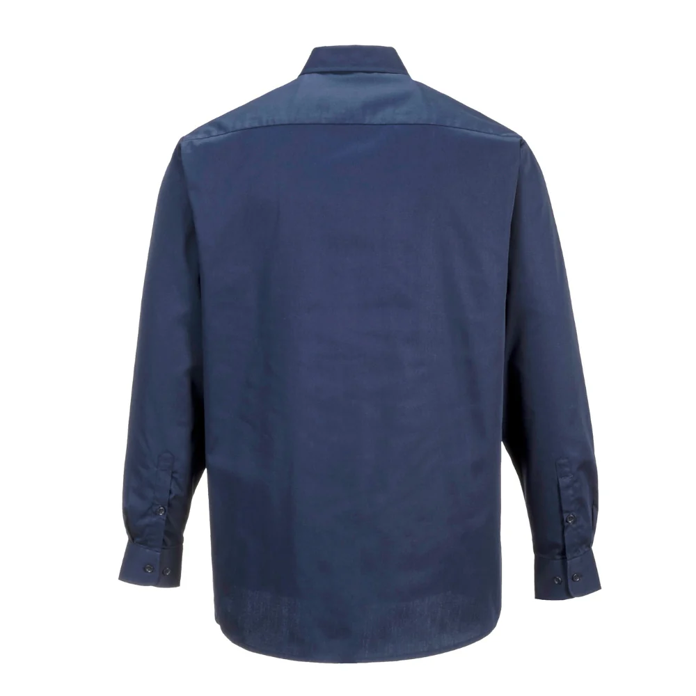 Portwest S125 - Industrial Work Shirt (Navy) - Image 2