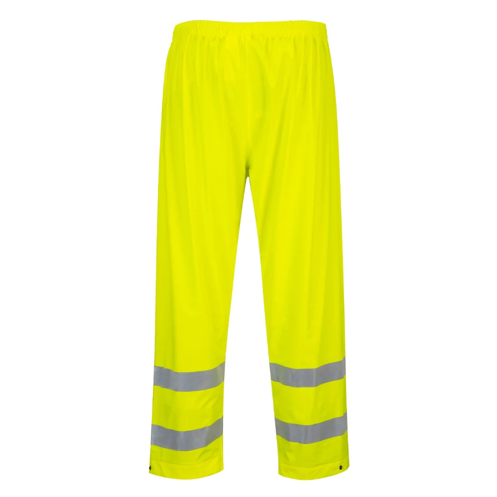 Portwest S493 - Sealtex Ultra Hi-Vis Rain Trousers (Yellow) - Image 2