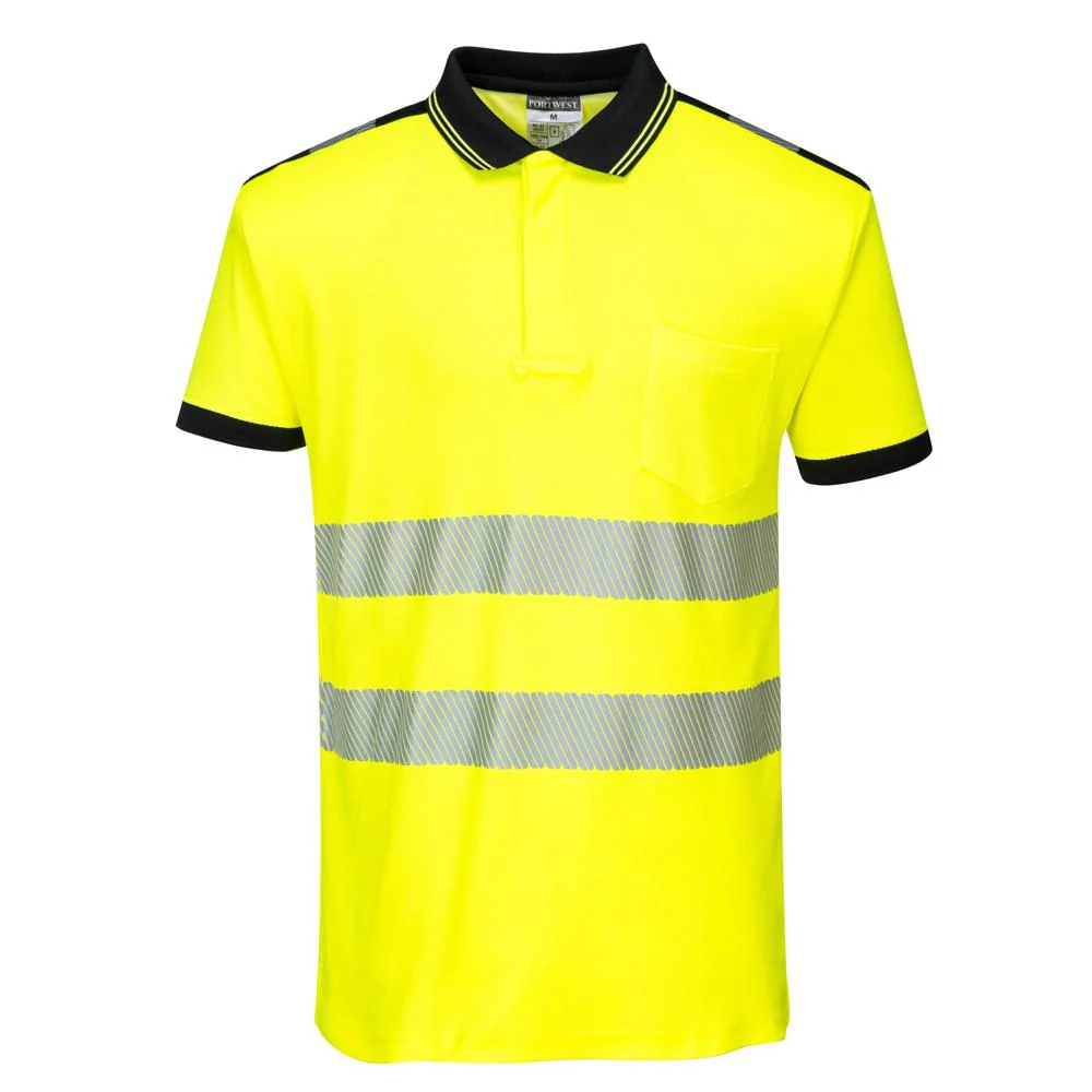 Portwest T180 - PW3 Hi-Vis Short Sleeve Polo Shirt