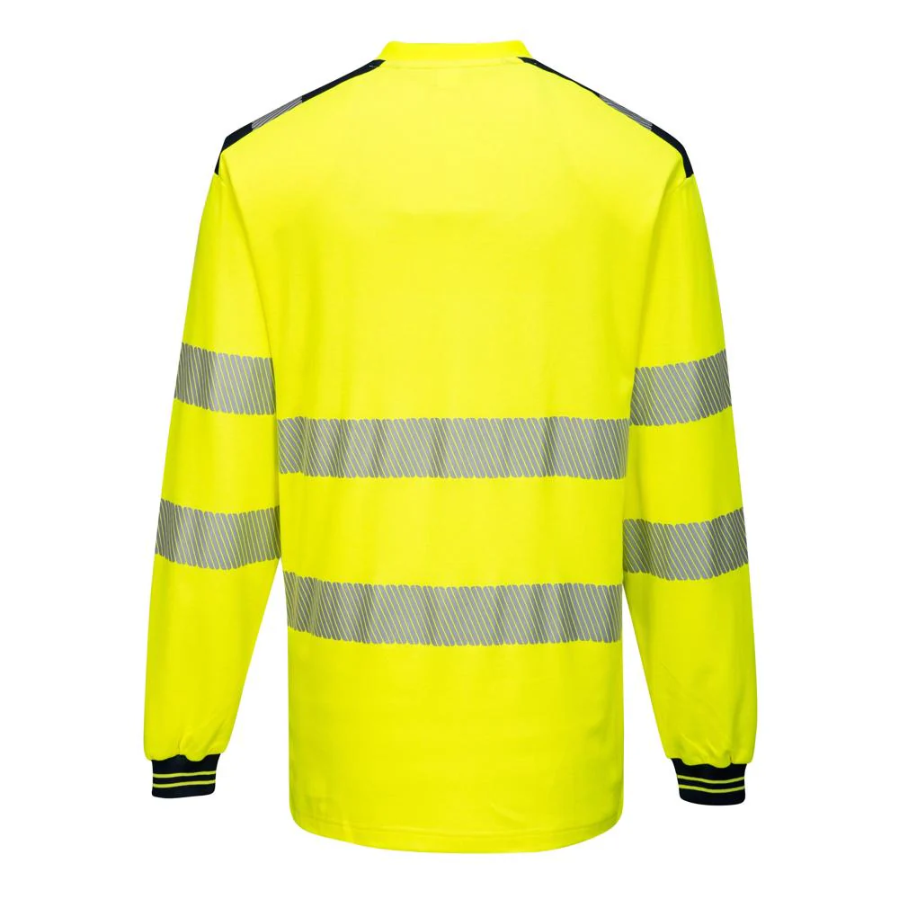 Portwest T185 - PW3 Hi-Vis Long Sleeve T-Shirt - Image 2