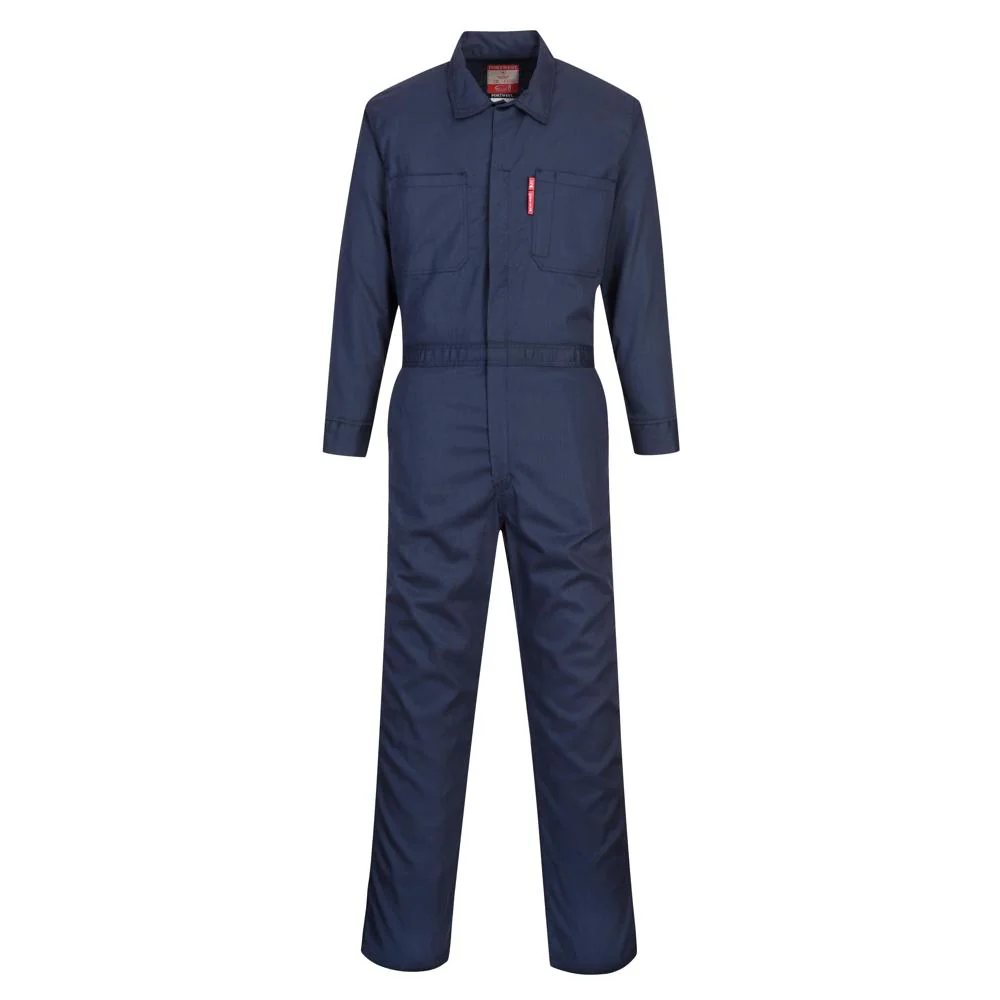 Portwest UFR87 - Bizflame 88/12 Classic FR Coverall (Navy) - Image 2