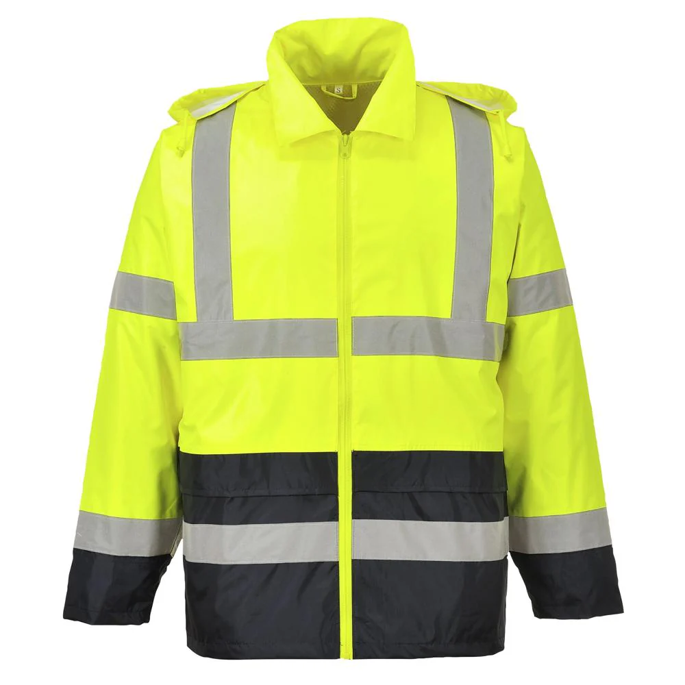 Portwest UH443 - Hi-Vis Classic Contrast Rain Jacket - Image 2