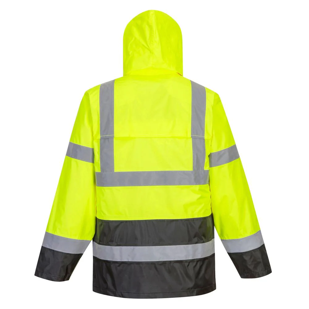 Portwest UH443 - Hi-Vis Classic Contrast Rain Jacket - Image 3