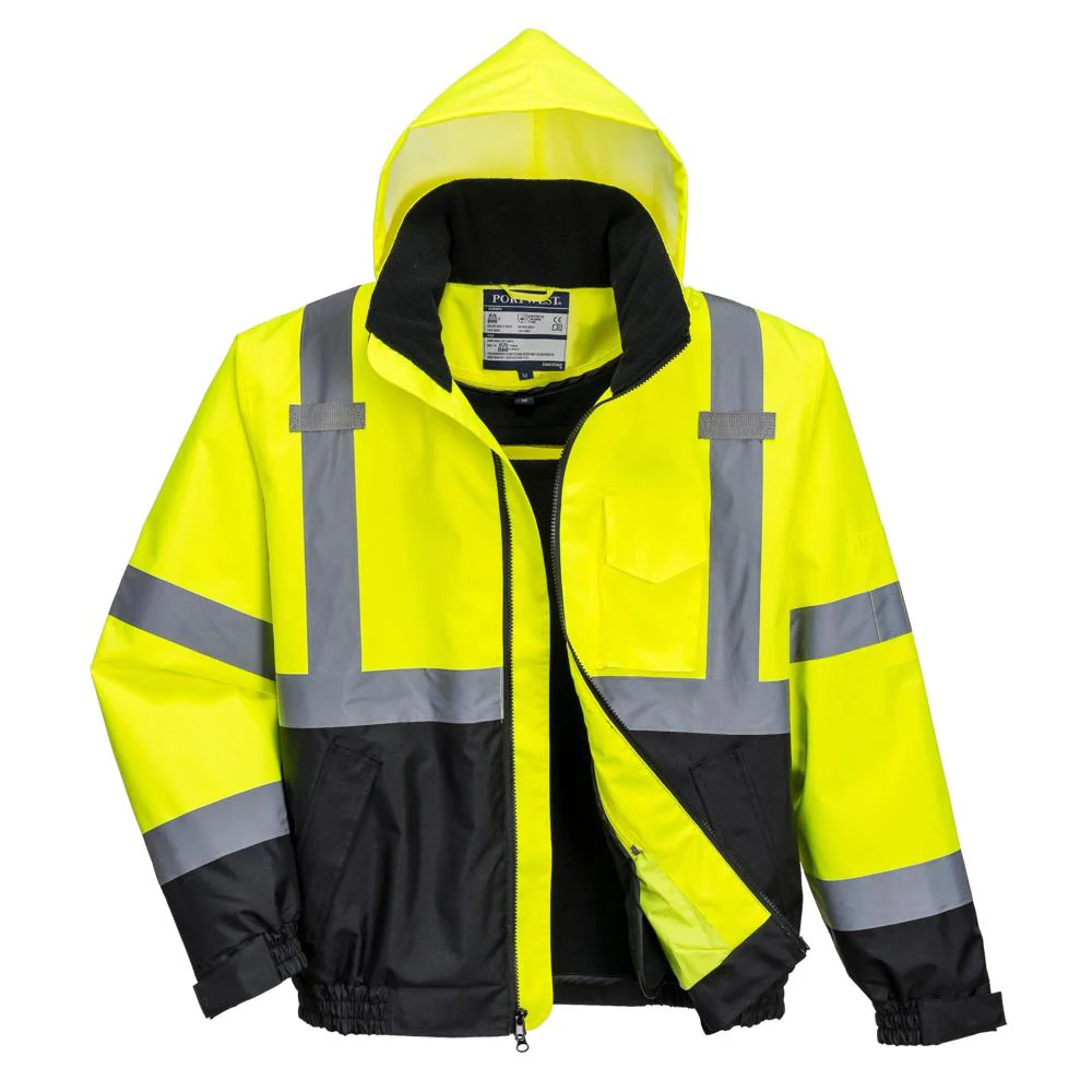 Portwest US364 - Hi-Vis Premium 2-in-1 Bomber - Image 5