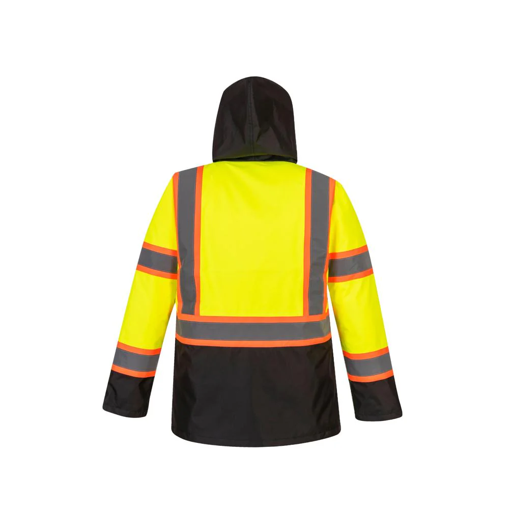 Portwest US369 - Hi-Vis Contrast Tape Traffic Jacket - Image 2