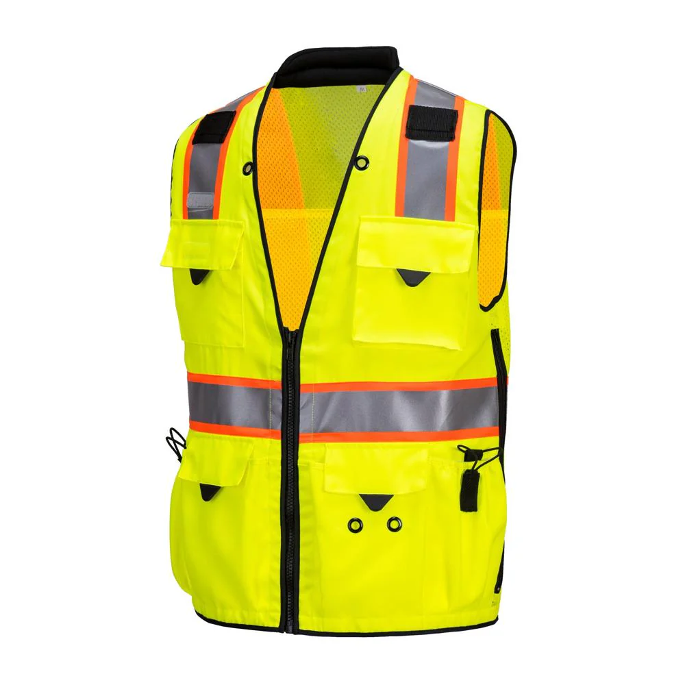 Portwest US376 - Expert Pro Surveyor Vest (Yellow/Black) - Image 2