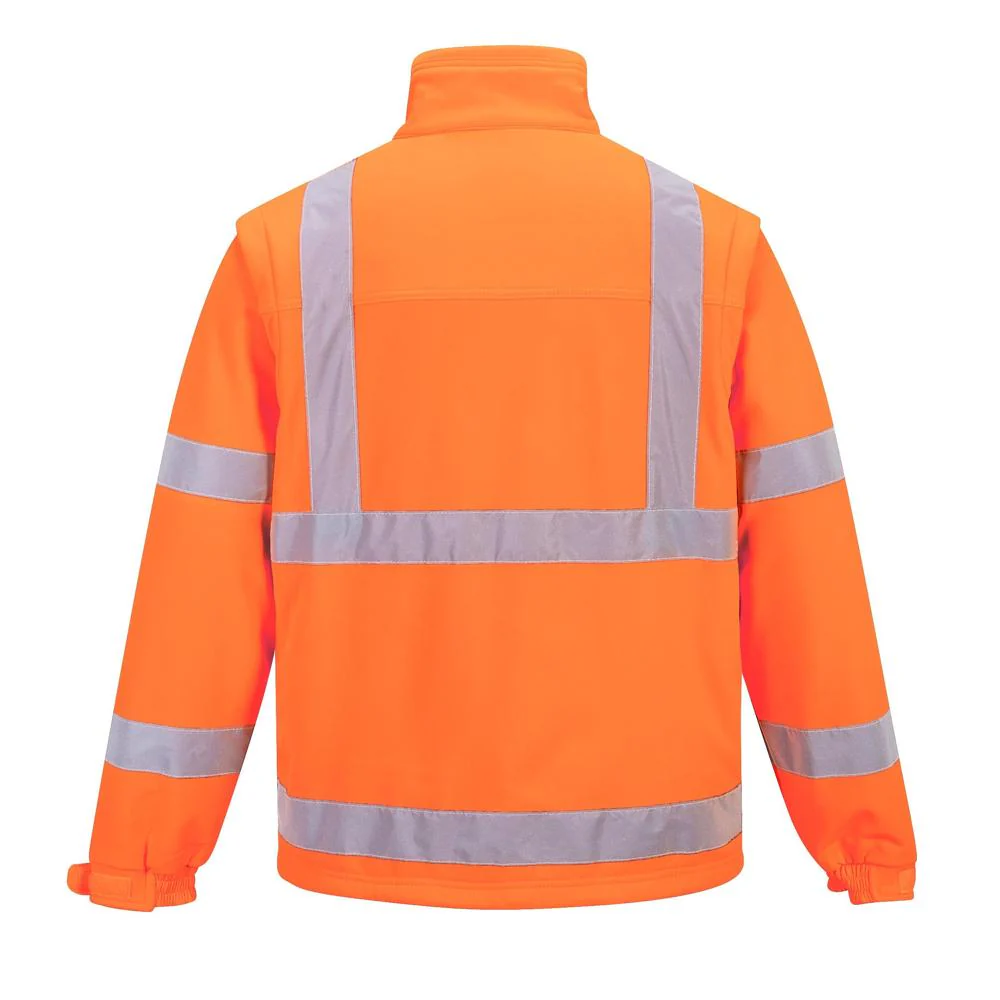 Portwest US428 - Hi-Vis Softshell Jacket (3L) (Orange) - Image 3