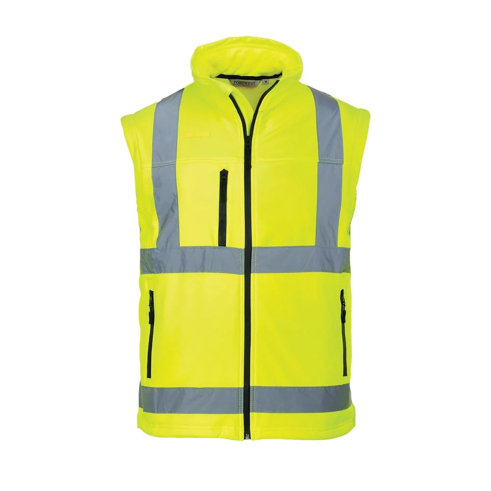 Portwest US428 - Hi-Vis Softshell Jacket (3L) (Yellow) - Image 2
