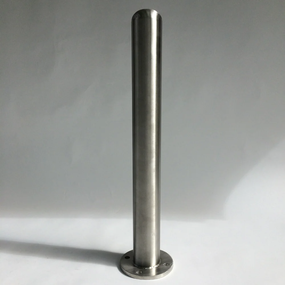 Post Guard 4"x36" Stainless Steel Bolt Down Bollard | POS-BDB-SS-4-36