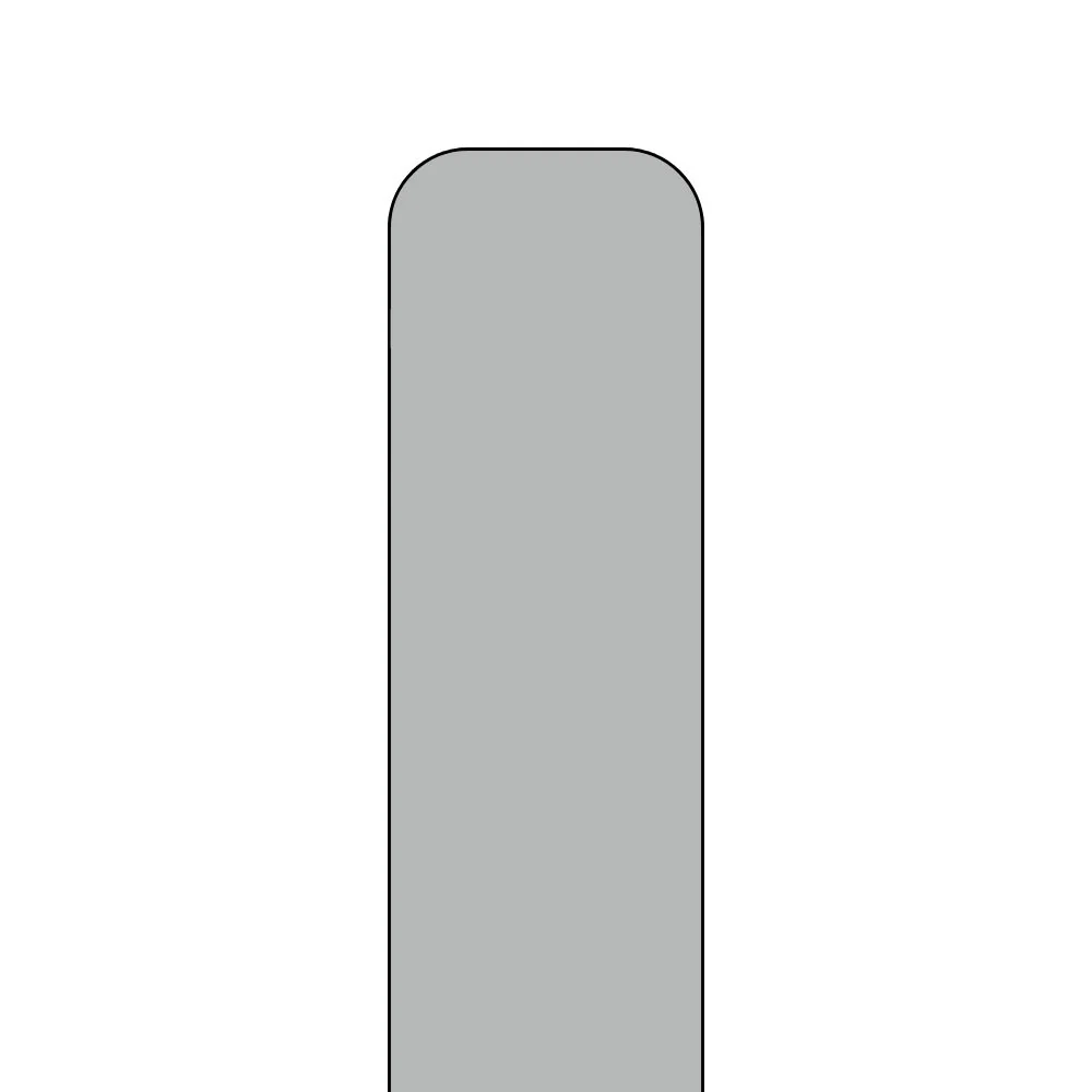 Post Guard Flat Top 4.5" Bollard Cover (Grey) - Image 2