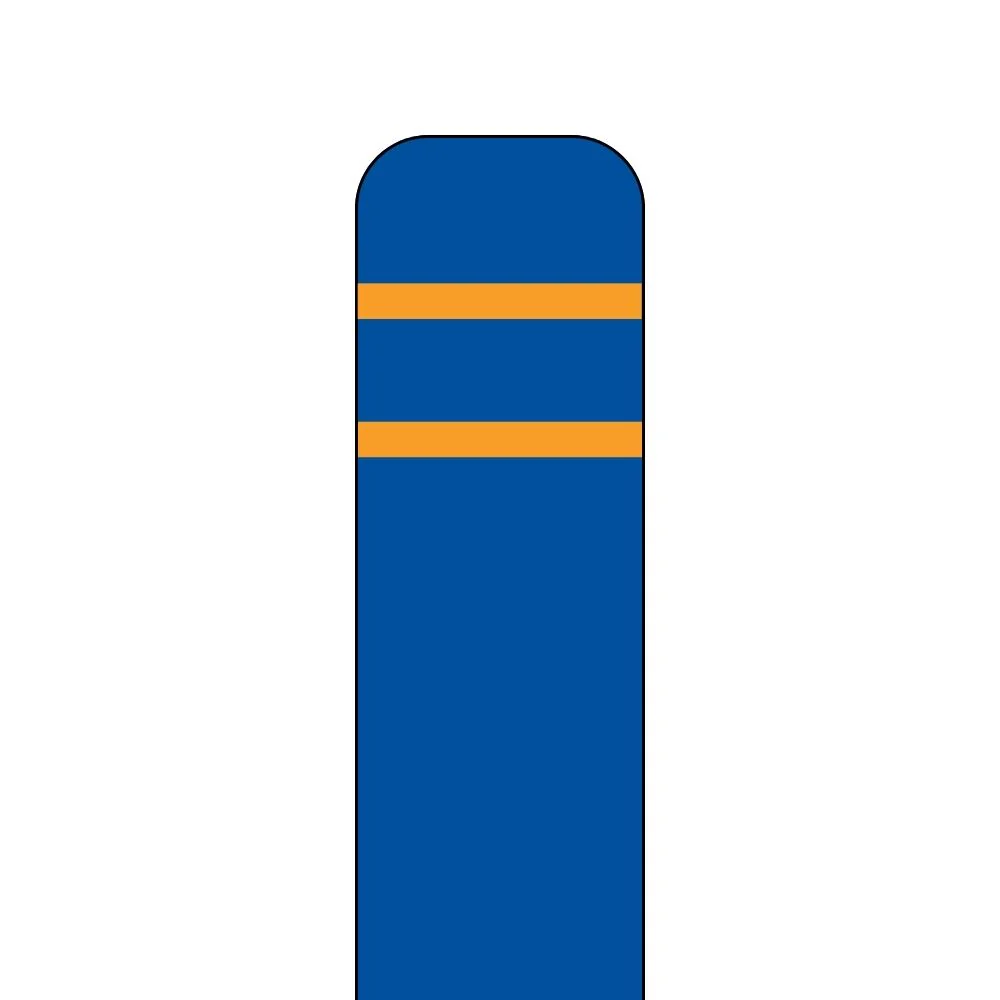 Post Guard Flat Top 4.5" Bollard Cover (Royal Blue) - Image 4