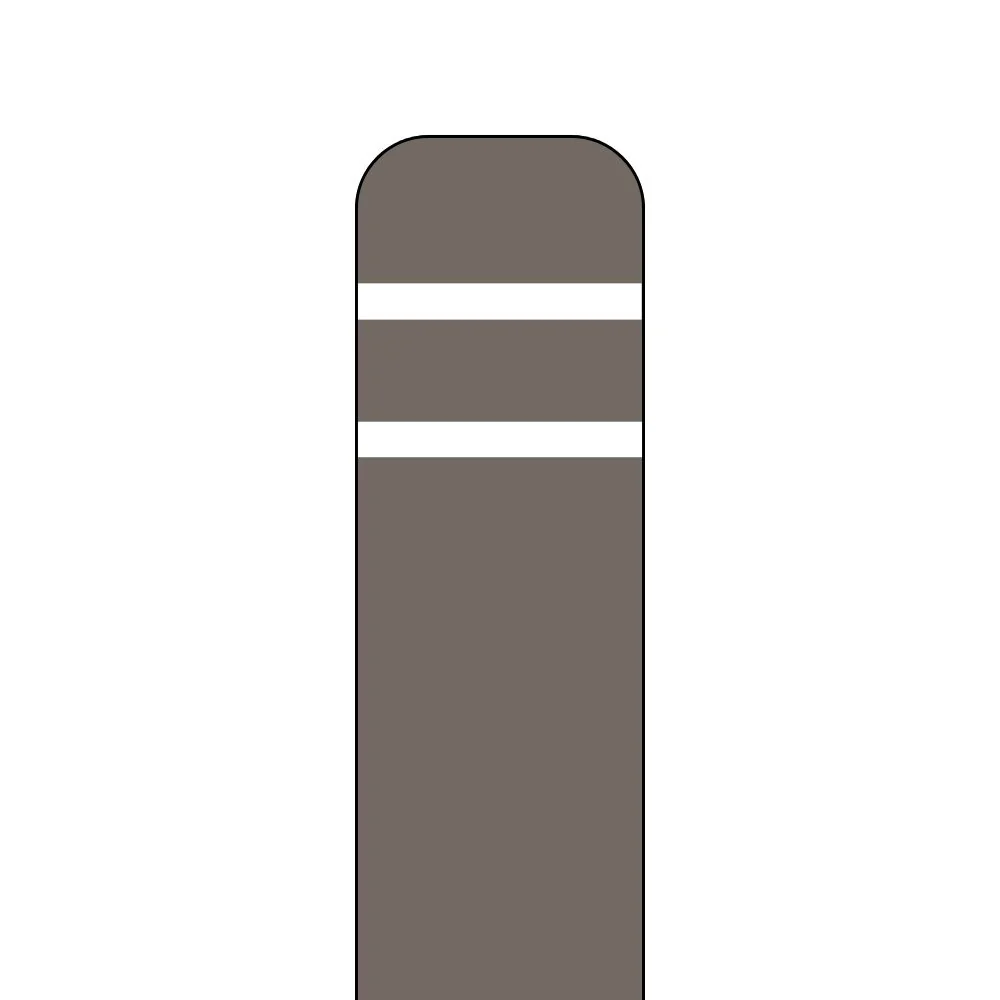 Post Guard Flat Top 4.5" Bollard Cover (Warm Grey)