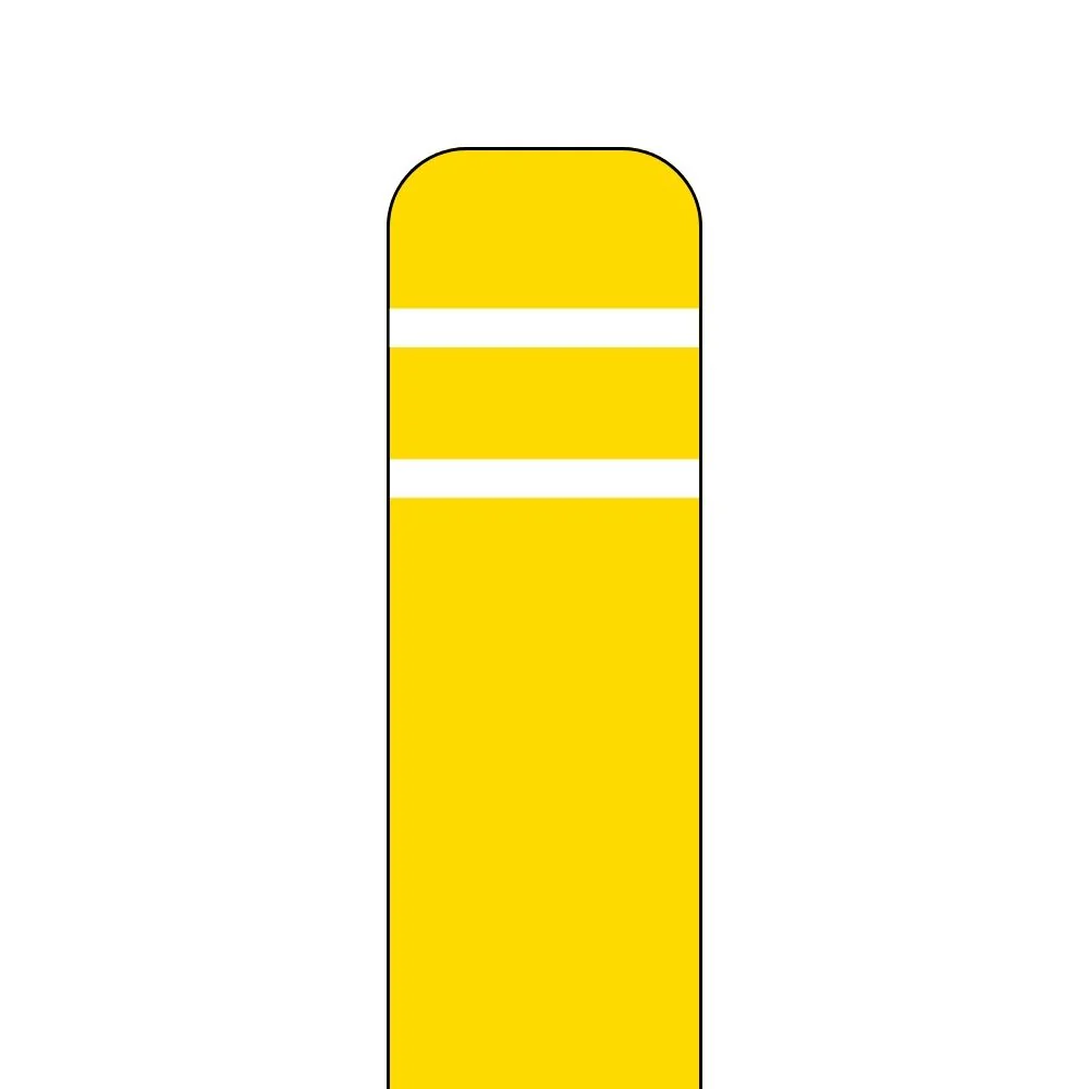 Post Guard Flat Top 4.5" Bollard Cover (Yellow) - Image 6