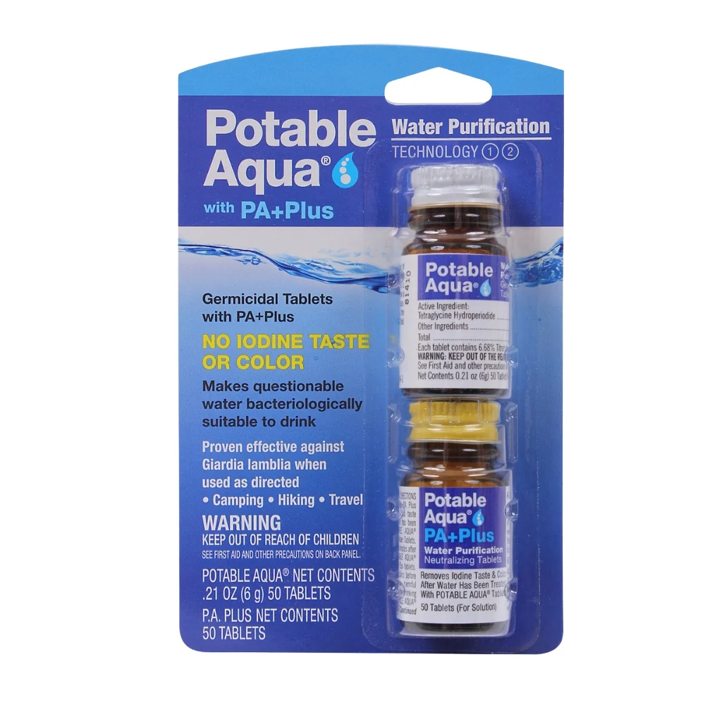 Rothco Potable Aqua P.A. Plus 2 Step Water Treatment | RCO-368093003040
