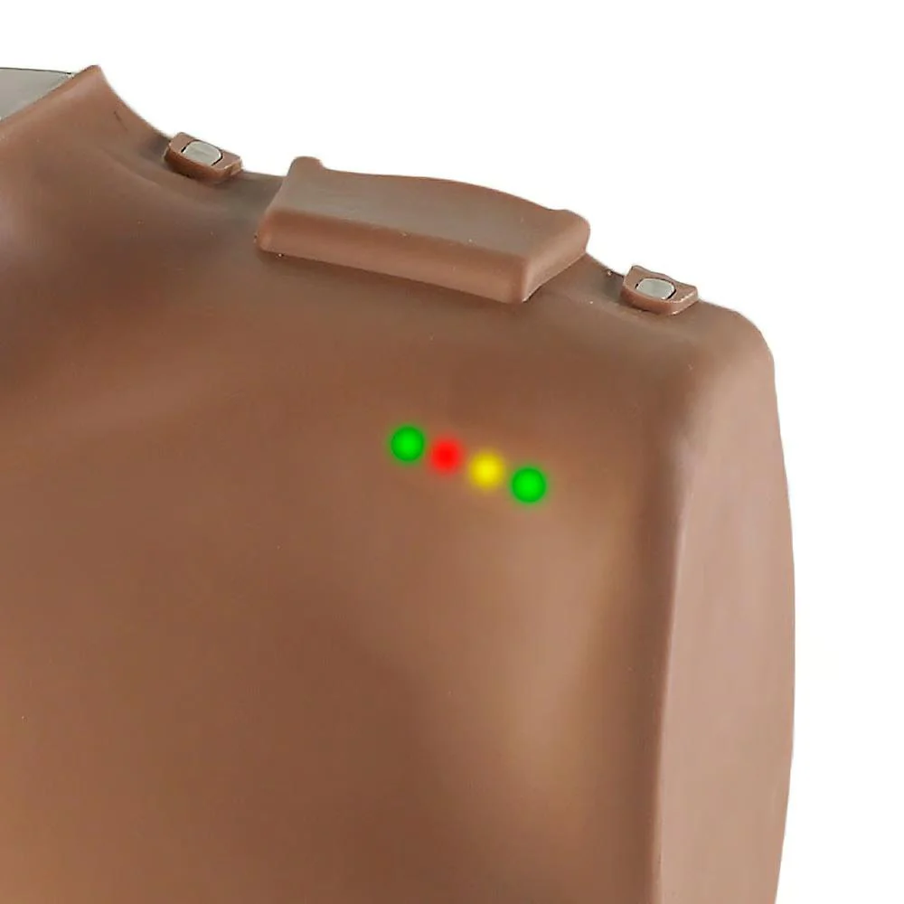 Prestan Professional Adult CPR Training Manikin with Monitor, Dark Skin Tone - Pack of 4 | CPR-PP-AM-400M-DS - Image 3