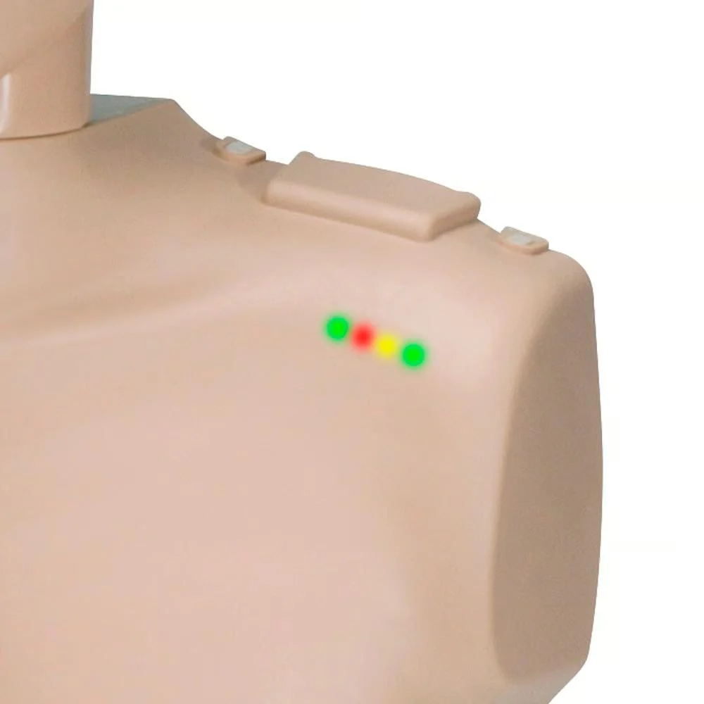 Prestan Professional Adult CPR Training Manikin with Jaw Thrust and Monitor, Medium Skin Tone | CPR-PP-JTM-100M-MS - Image 3