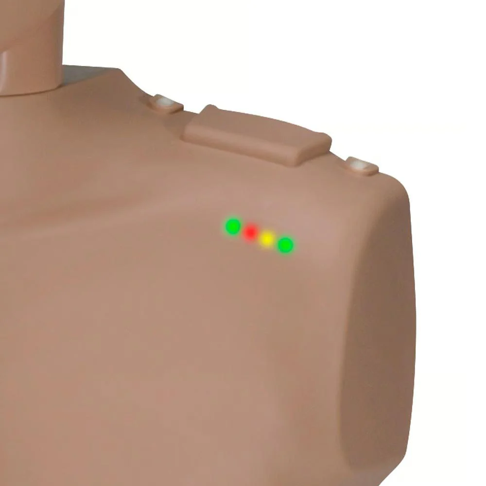Prestan Professional Adult CPR Training Manikin with Jaw Thrust and Monitor, Dark Skin Tone - Pack of 4 | CPR-PP-JTM-400M-DS - Image 3