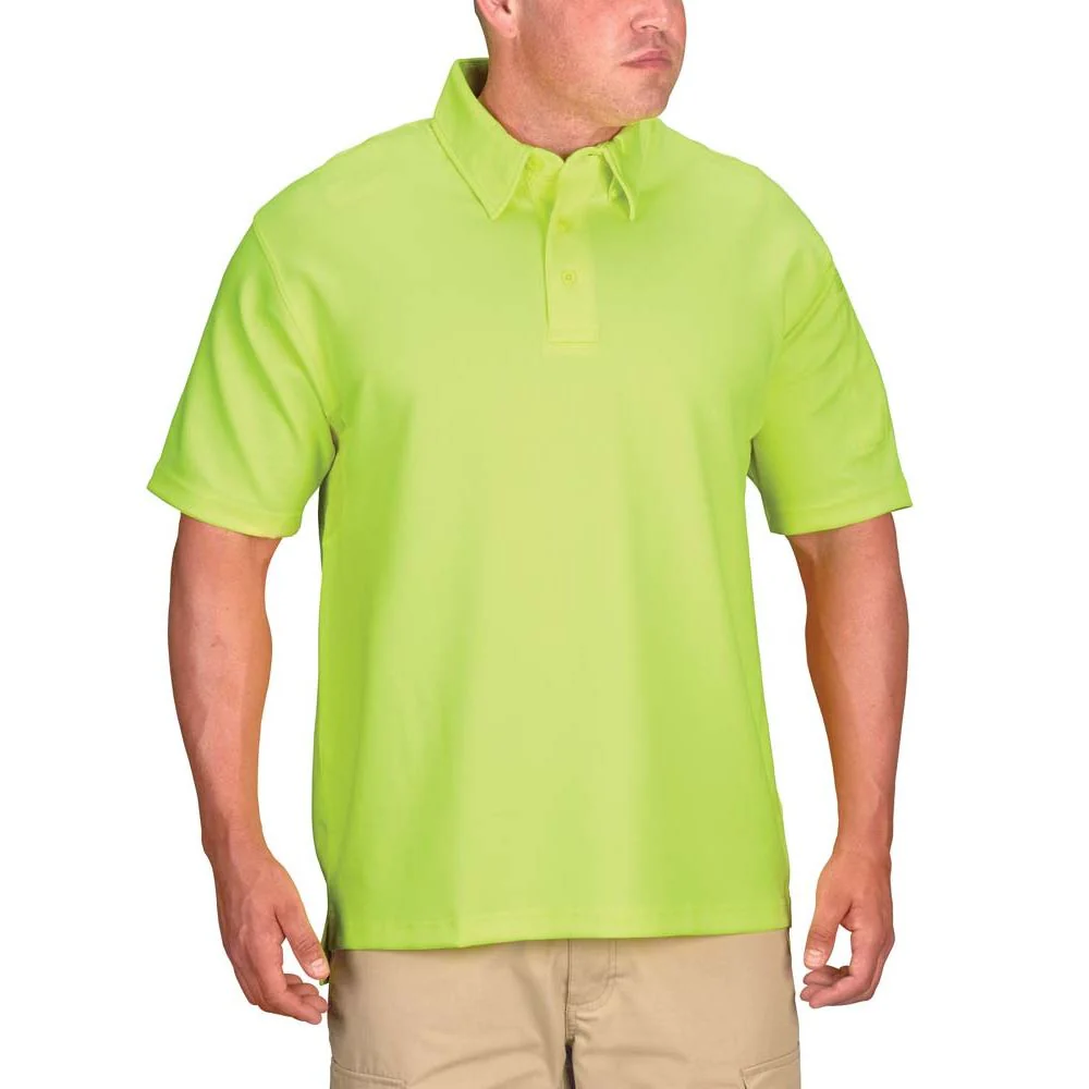 Propper I.C.E. Men's Performance Polo - Short Sleeve F5341 (Hi-Viz Yellow) - Image 2
