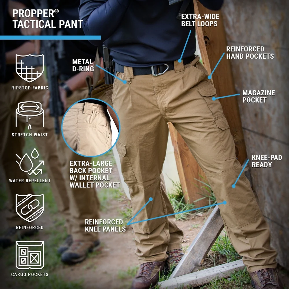 Propper Men’s Lightweight Tactical Pants F5252 (LAPD Navy) - Image 3