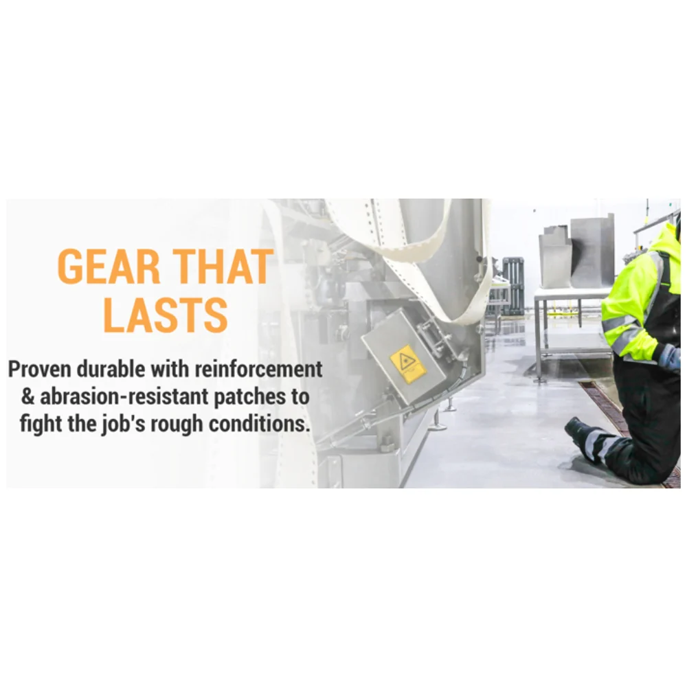 RefrigiWear Enhanced Visibility Insulated Softshell Bib Overalls - Image 7