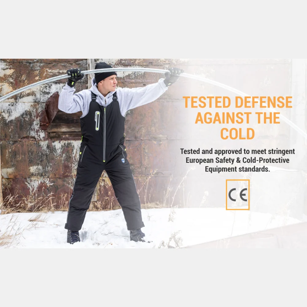 RefrigiWear Extreme Softshell Bib Overalls - Image 7
