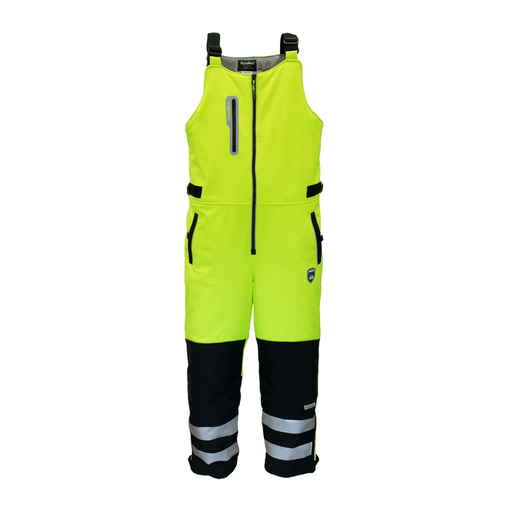 RefrigiWear HiVis Extreme Softshell Bib Overalls