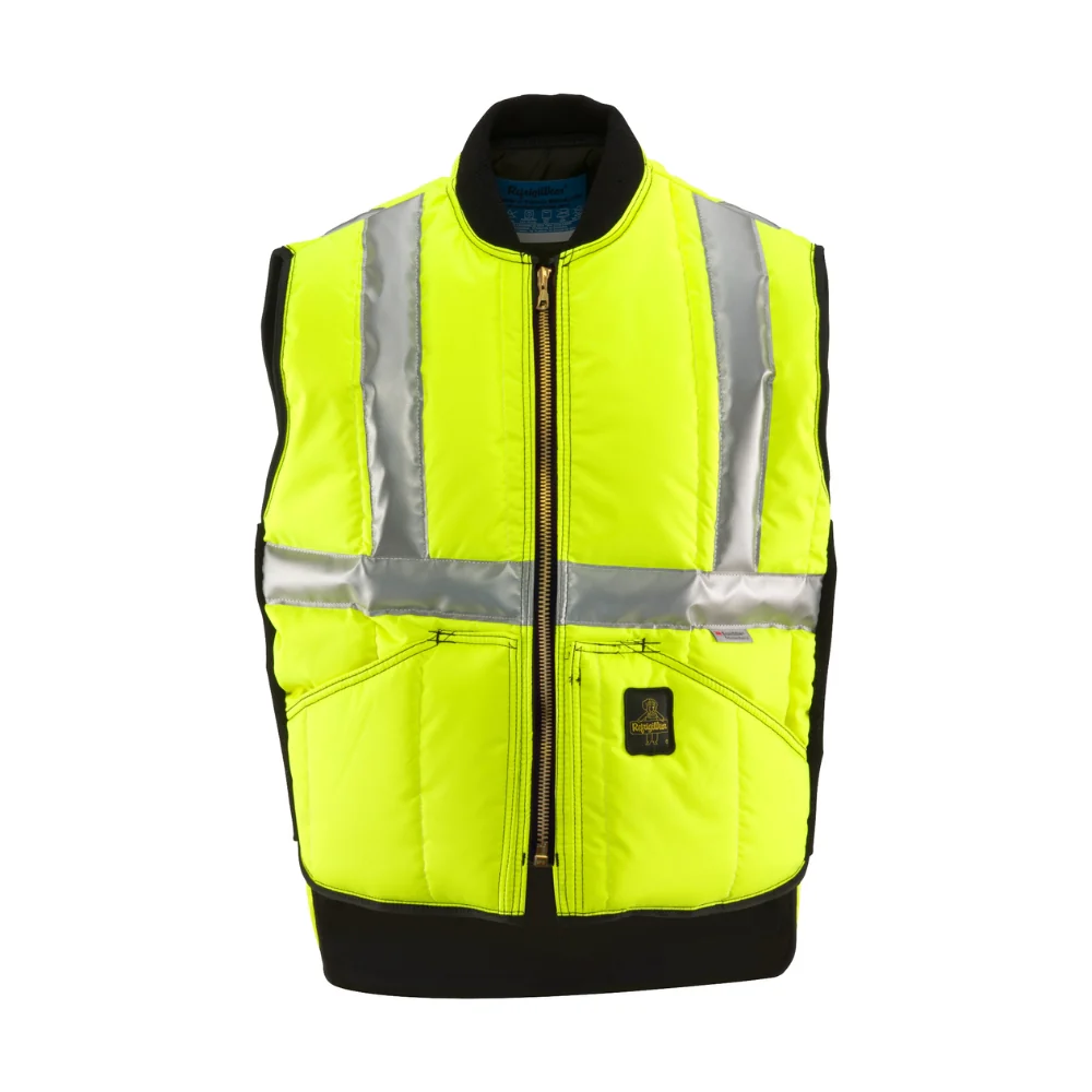 RefrigiWear HiVis Iron-Tuff® Vest (Lime)