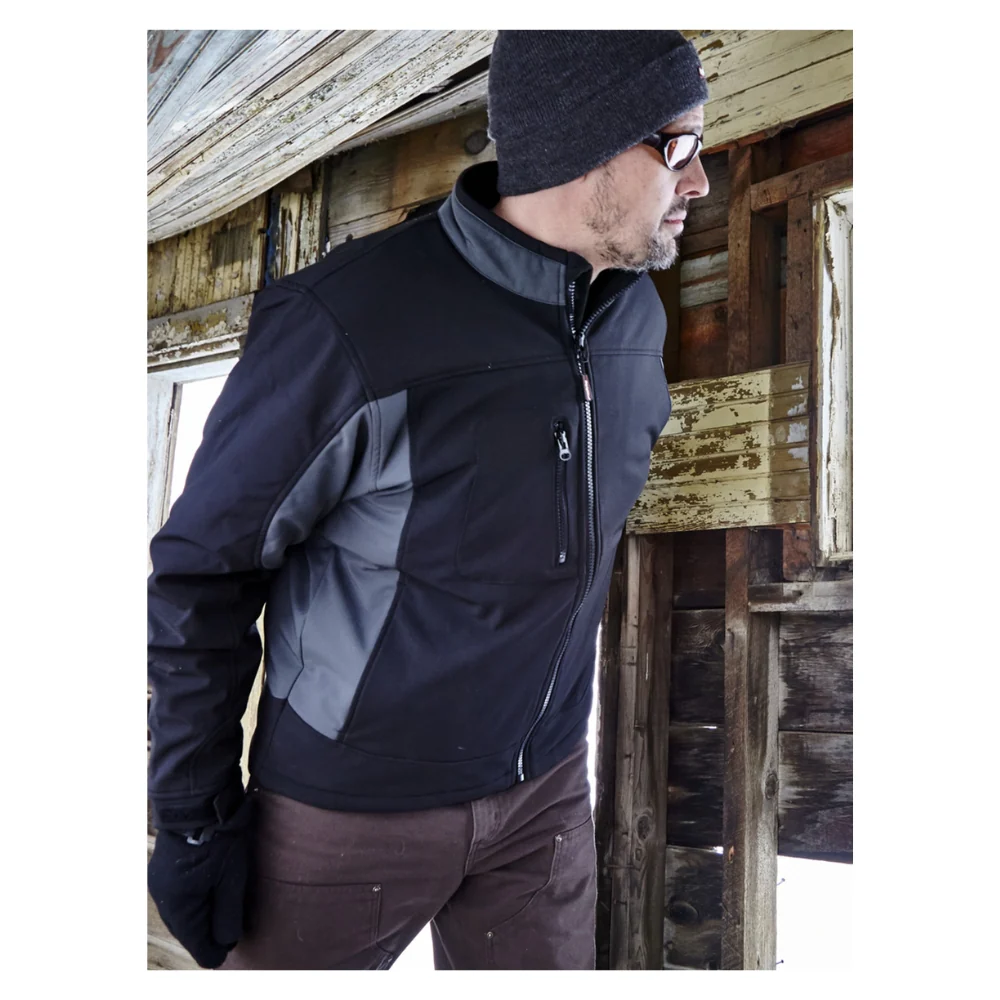 RefrigiWear Insulated Softshell Jacket (Black) - Image 7