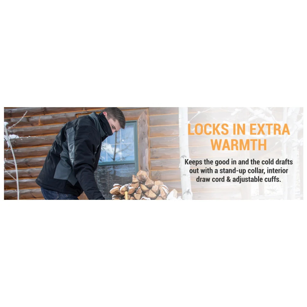 RefrigiWear Insulated Softshell Jacket (Black) - Image 9