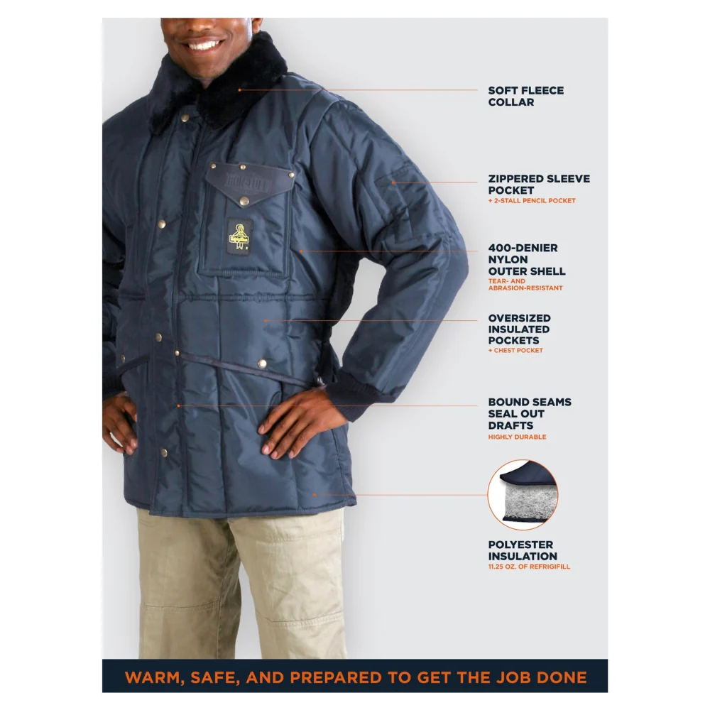 RefrigiWear Iron-Tuff® Jackoat™ (Navy) - Image 5