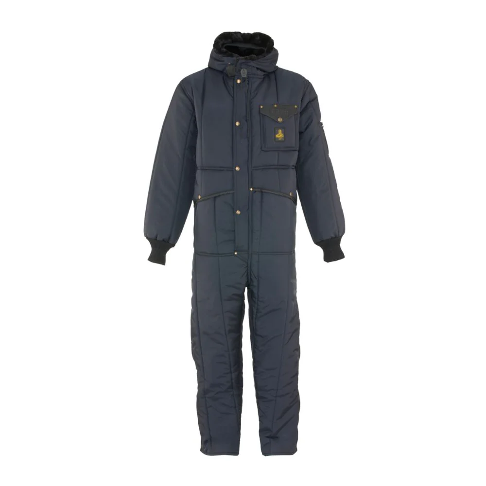 RefrigiWear Iron-Tuff® Coveralls with Hood (Navy)