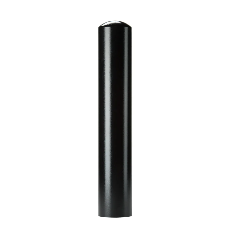 Reliance Foundry R-7912 Powder-Coated Steel Bollard (Black)