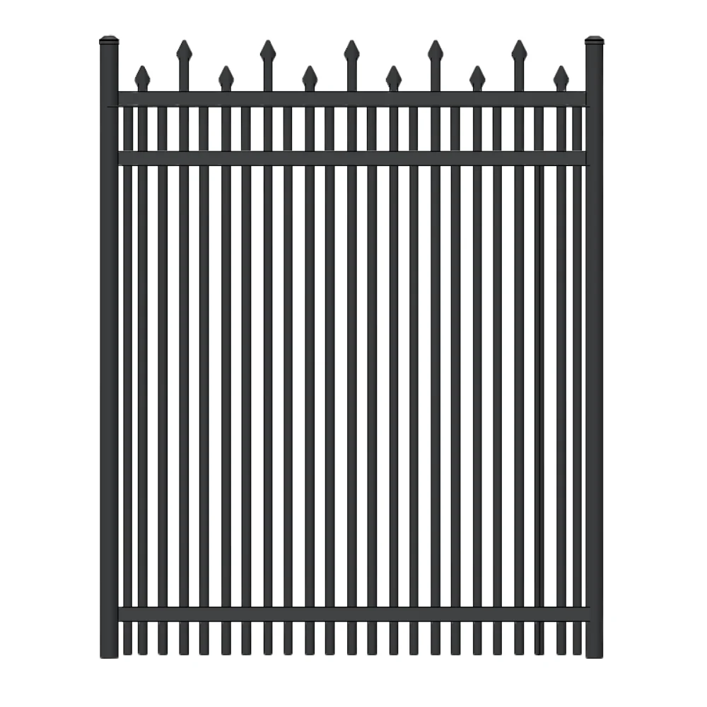 Residential Walk Gate 3.5’ H x 3’ W Aluminum California Style - iDeal (Black) - Image 4