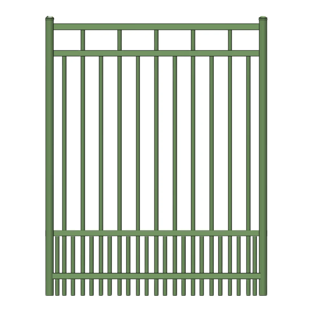 Residential Walk Gate 3.5’ H x 3’ W Aluminum Carolina Style - iDeal (Green) - Image 2