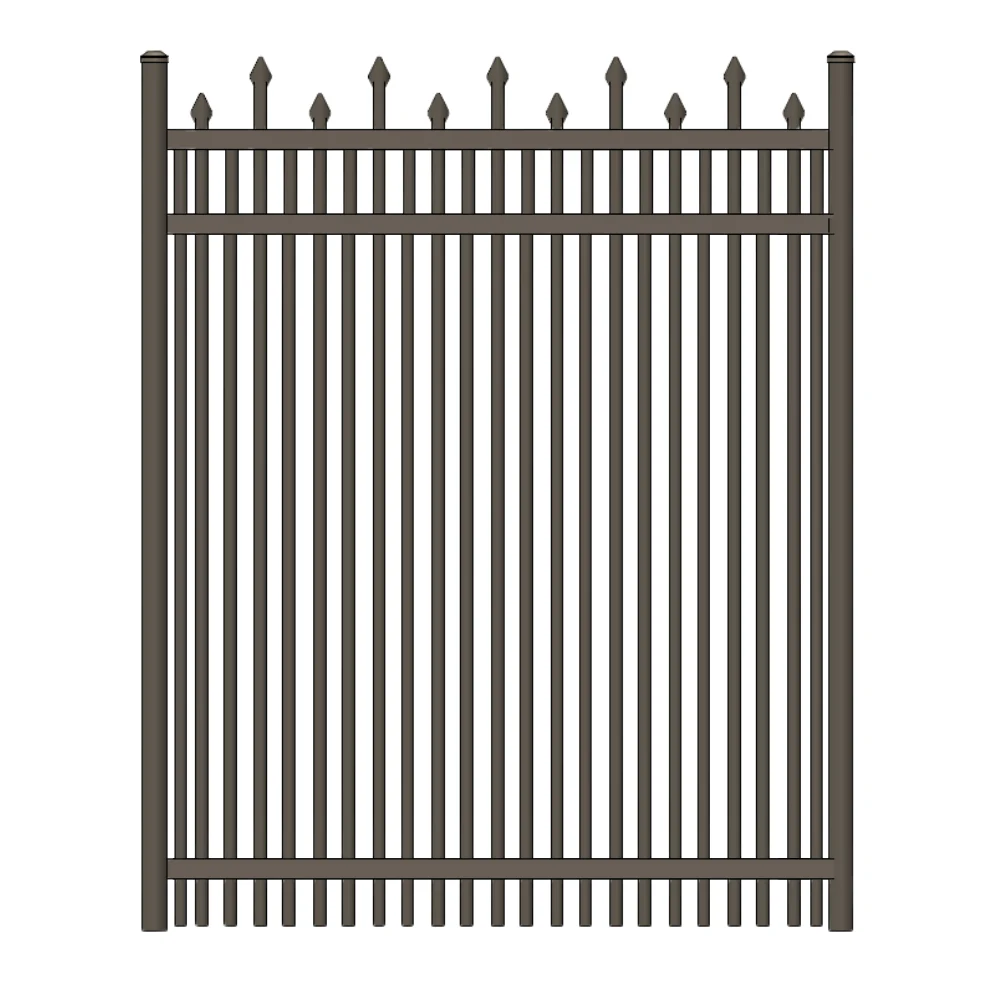 Residential Walk Gate 3’ H x 3’ W Aluminum California Style - iDeal (Bronze) - Image 4