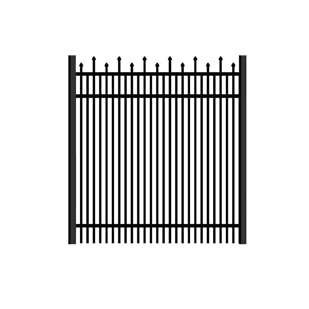 Residential Walk Gate 4’ H x 3’ W Aluminum California Style - iDeal (Black) - Image 4