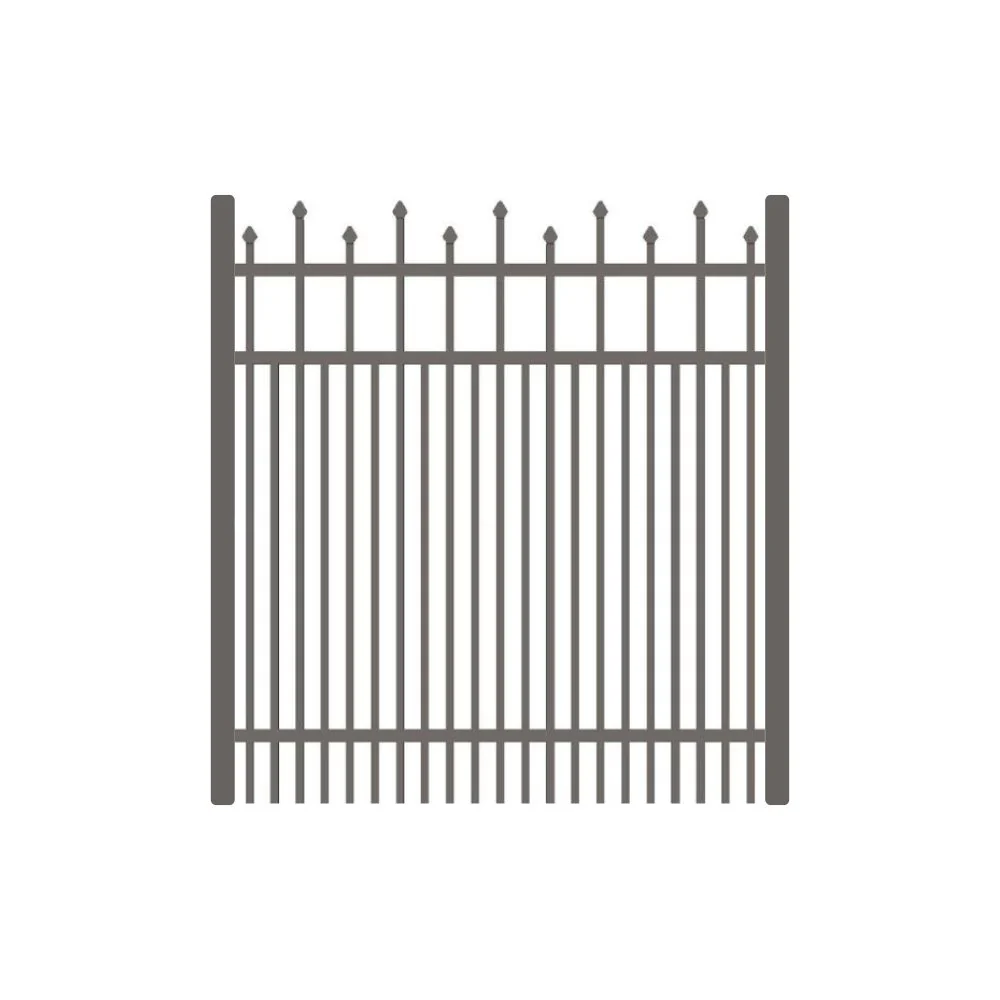 Residential Walk Gate 4’ H x 3’ W Aluminum California Style - iDeal (Bronze) - Image 3