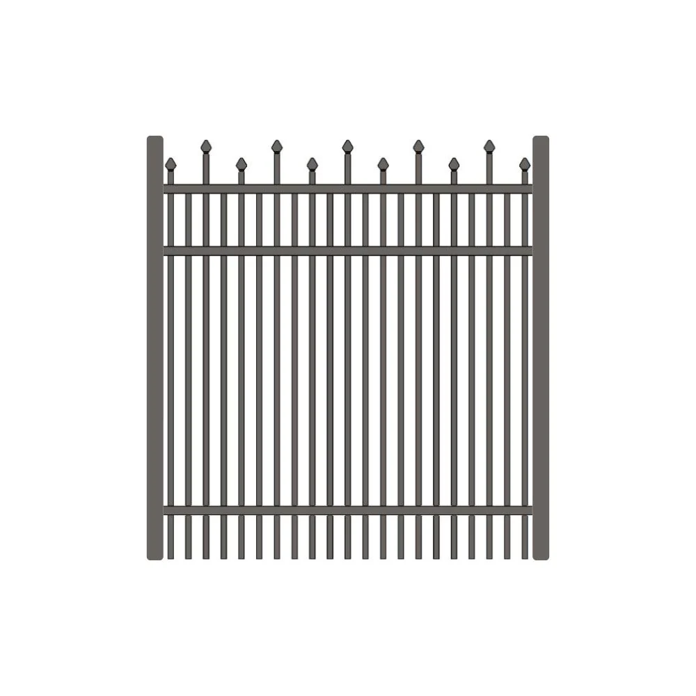 Residential Walk Gate 4’ H x 3’ W Aluminum California Style - iDeal (Bronze) - Image 4
