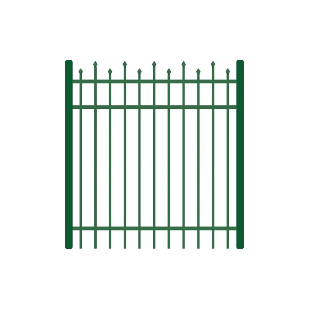 Residential Walk Gate 4’ H x 3’ W Aluminum California Style - iDeal (Hunter Green)