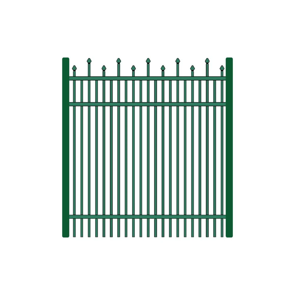 Residential Walk Gate 4’ H x 3’ W Aluminum California Style - iDeal (Hunter Green) - Image 4