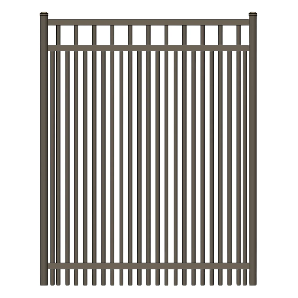 Residential Walk Gate 4’ H x 3’ W Aluminum Long Islander Style - iDeal (Bronze) - Image 3
