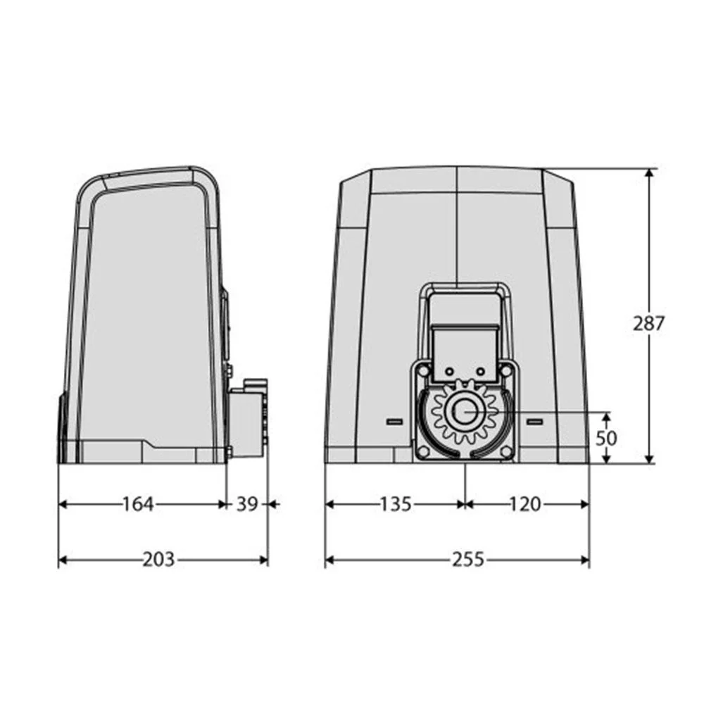 BFT DEIMOS Ultra UL/CSA 120V 60HZ 433MHZ Slide Gate Operator Kit | RET-BFT-KR92522800003 - Image 4